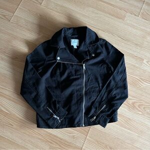 Old Navy Black Motorcycle Jacket Women’s Medium